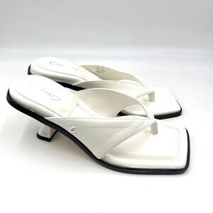 Circus NY Sam Edelman Size‎ 7 Frances White Heels Mules Sandals Shoes